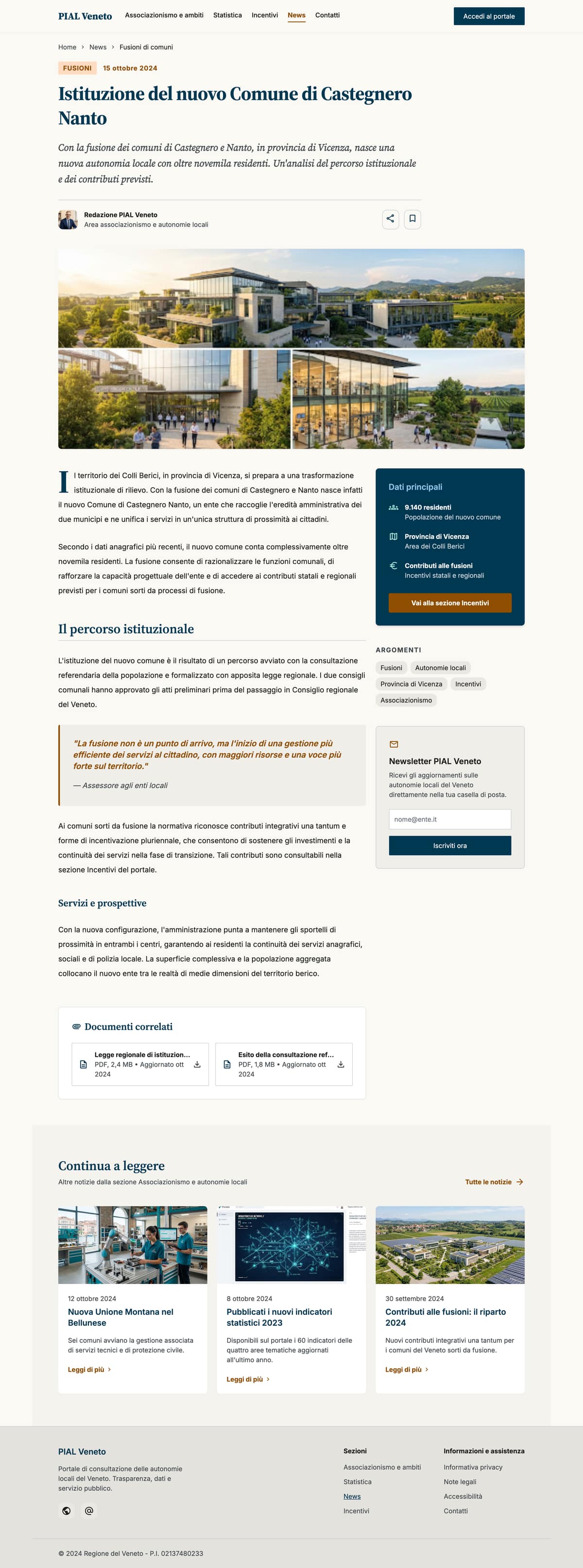 Articolo — nuova proposta