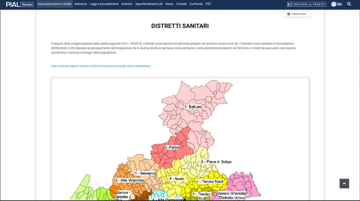 Associazionismo — mappe — versione attuale